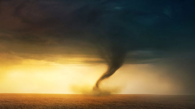Tornado Across Field 