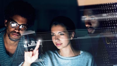 Individuals Reviewing Data 