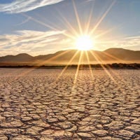 Landscape Affected By Drought 