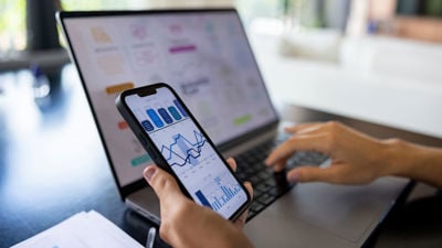 Reviewing Phone And Laptop 