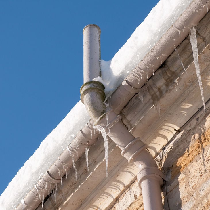 Outdoor Pipe Frozen