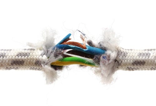 Faulty electrical wire and insurer risk cable (002)