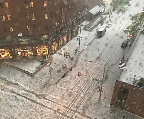Denver CO hail storm