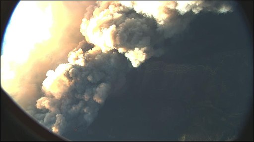 Ute Park Fire Burning 