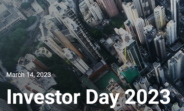 Investor Day March 14, 2023