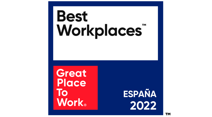Great Place to Work Spain's Best Workplaces badge