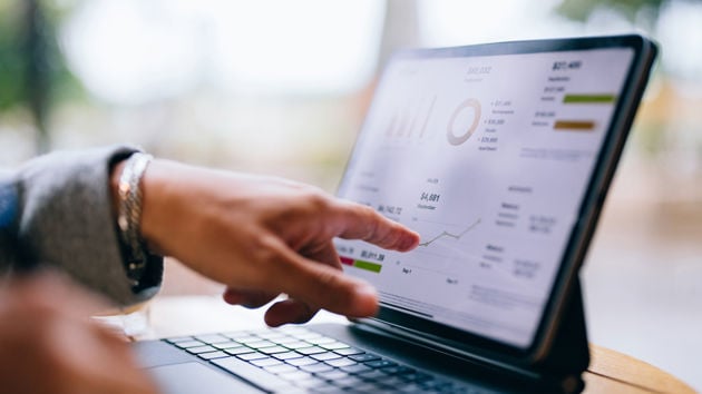 Pointing At Computer 