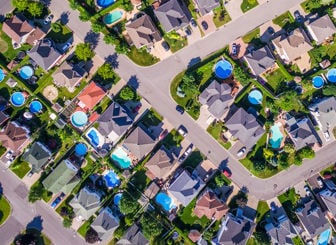 Aerial View Of Neighborhood 