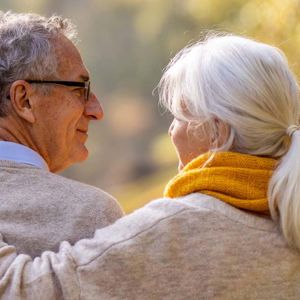 Couple Looking At Each Other 1 