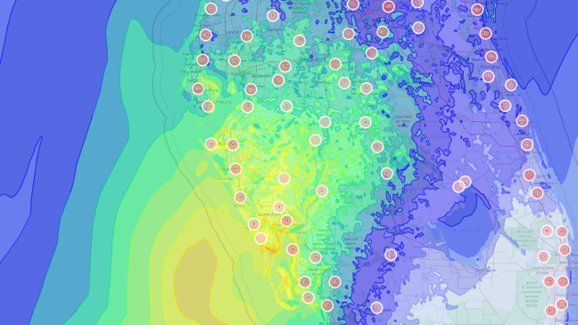 Respond Hurricane Footprint Map 