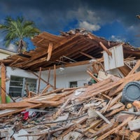 Home Affected By Natural Disaster 