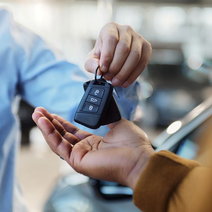 Handing Off Car Keys 