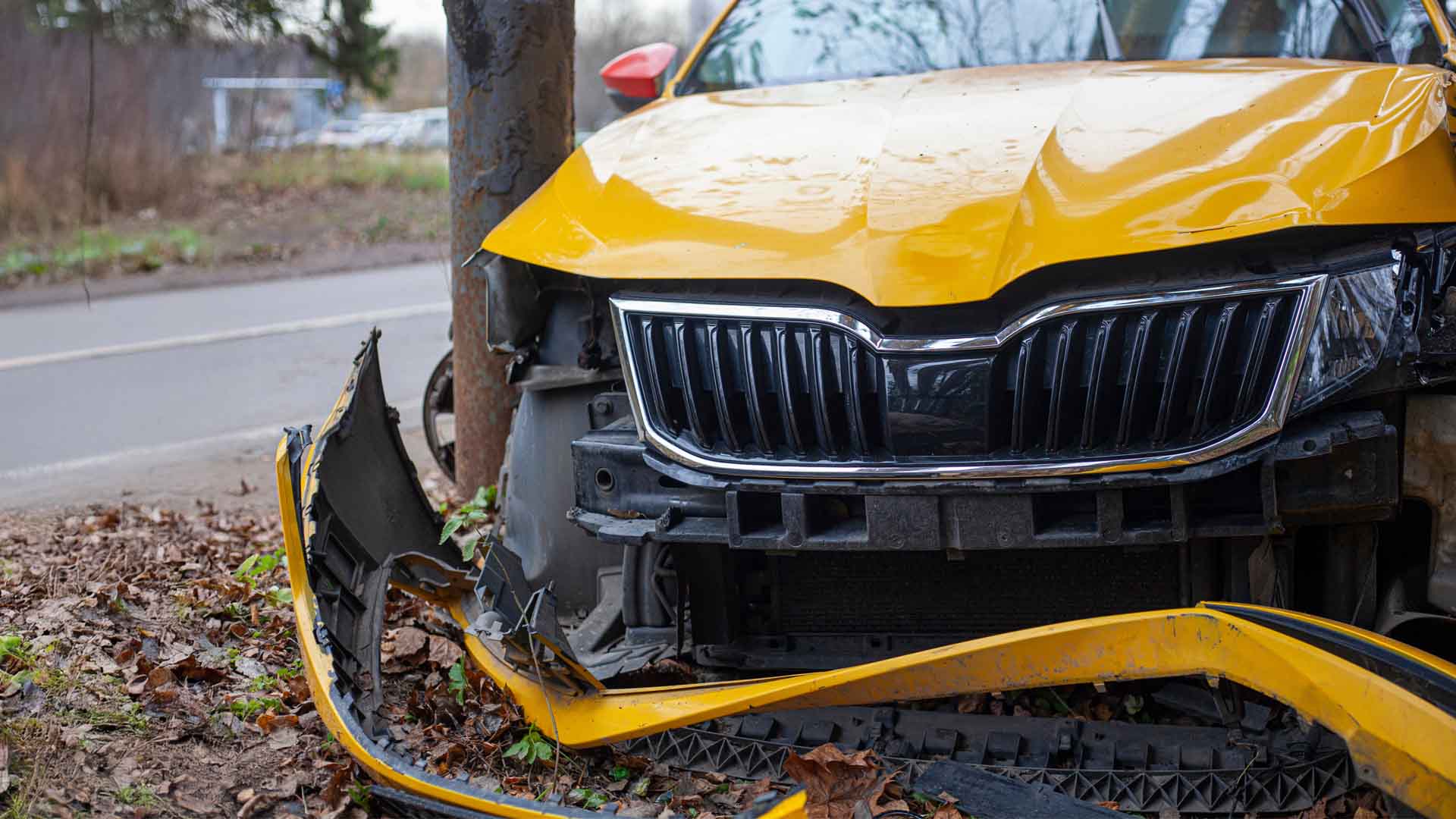 Yellow Car Crash 