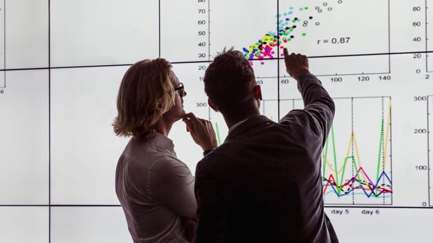 Coworkers Reviewing Data 