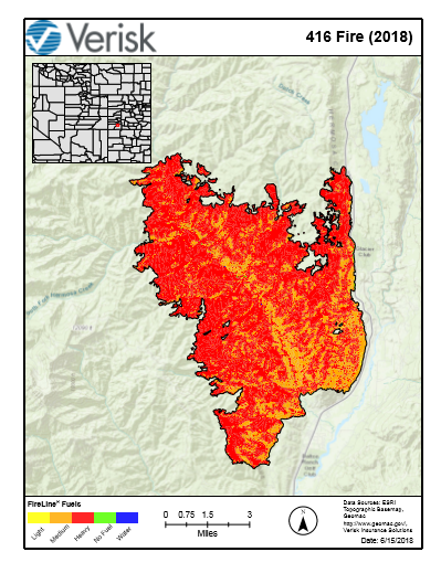 FIreLine analysis of 416 Fire 416 Fire