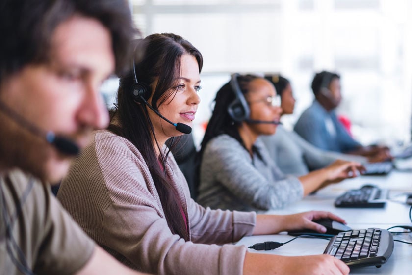 Team Answering Calls 