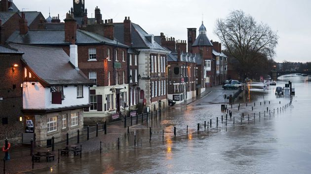 Flooded Uk Street 