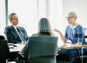 Team Meeting In Conference Room 