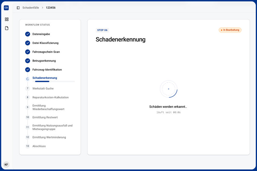 Schadenerkennung