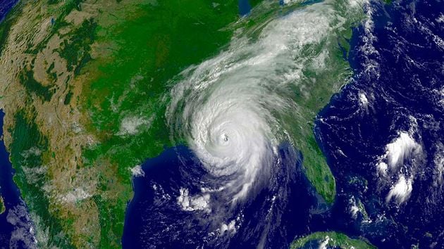 Satellite Image Of Hurricane Katrina 