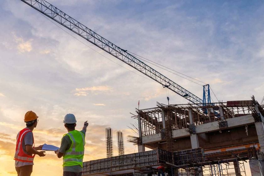 Contractors Reviewing Building Construction 4 