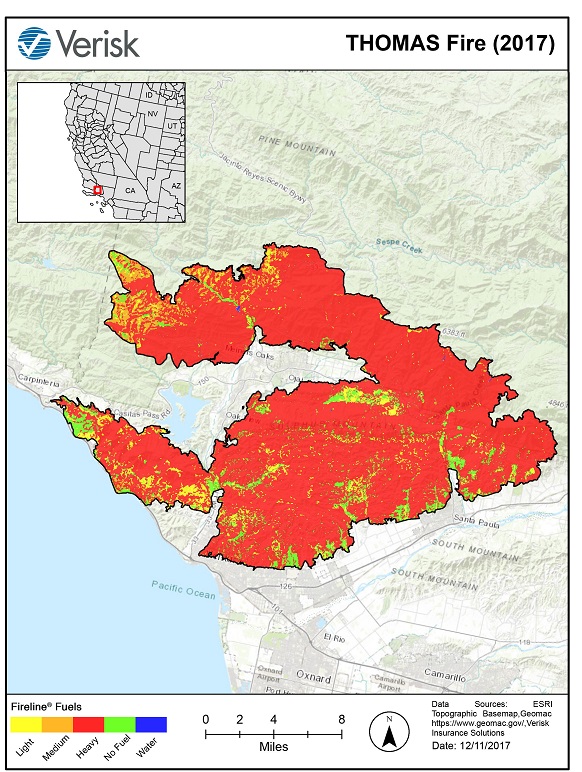 Verisk FireLine analysis of the Thomas Fire THOMAS-12112017 copy (002)
