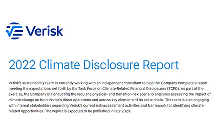 2022 Climate Disclosure Report