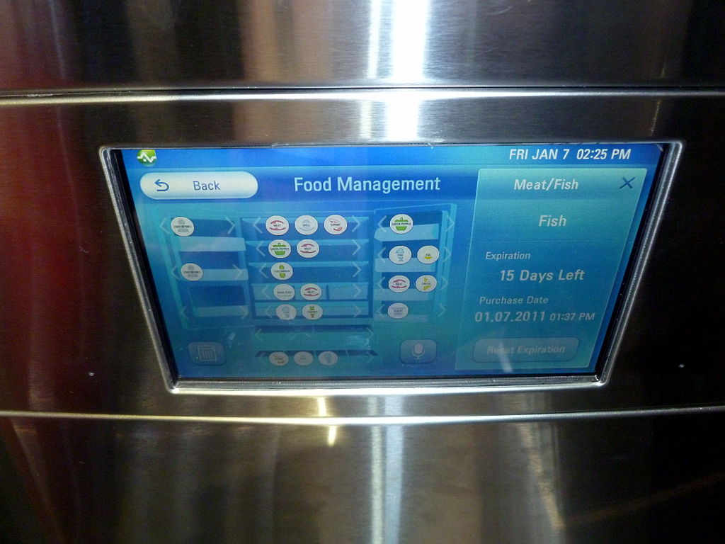 Large smart refrigerator offers connected home data