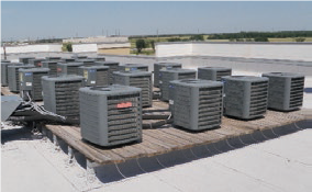 Unsecured mechanical equipment