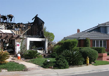 Impact of building materials on fire risk