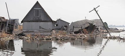 Hurricane Sandy caused massive inland flooding
