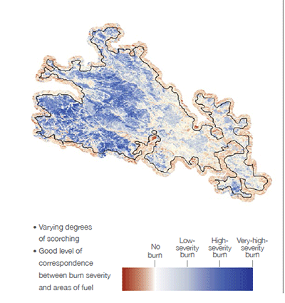 FireLine Valley Fire, California map