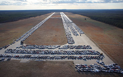 parking lot of cars image