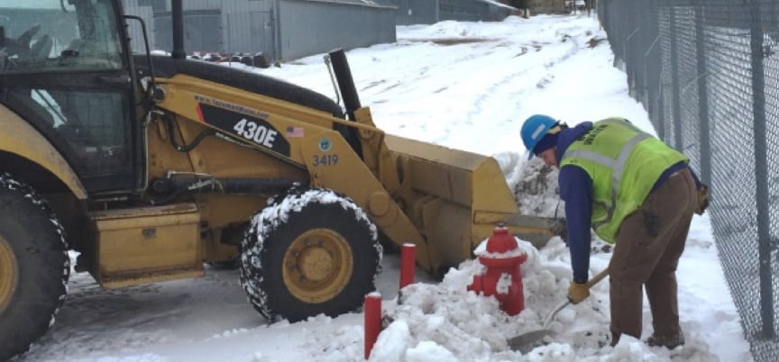 shoveling