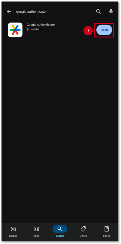 AndroidOpenGoogleAuth 
