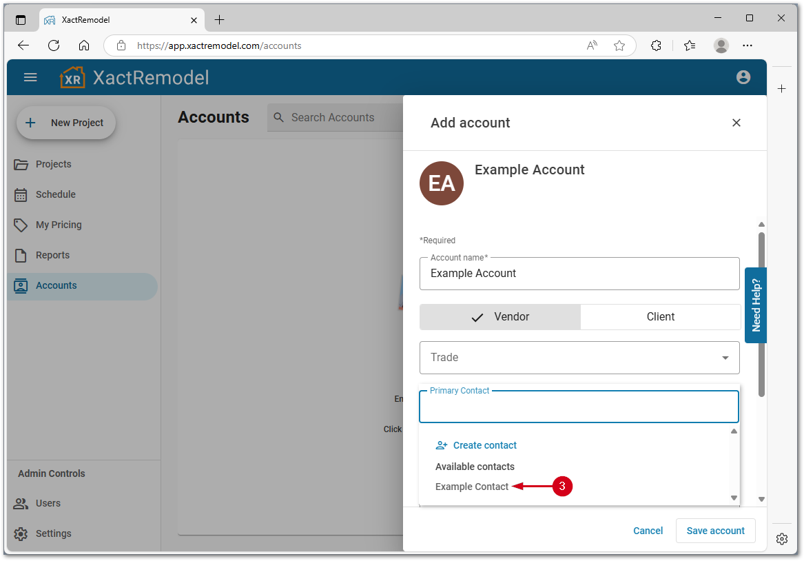 XRContactPrimaryAddAccount