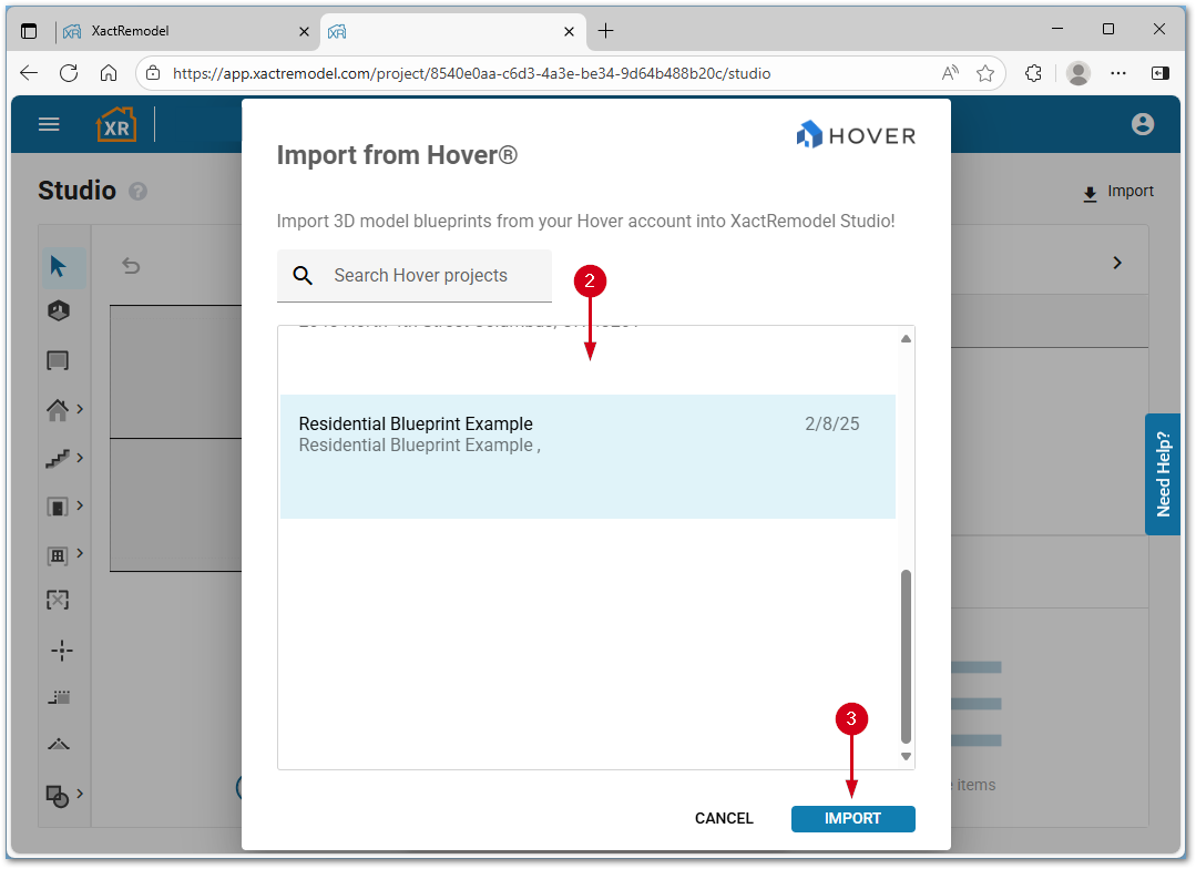 XRSelectPropertyImport