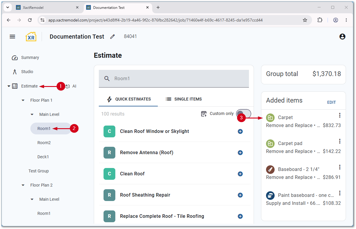 XRGroupListView