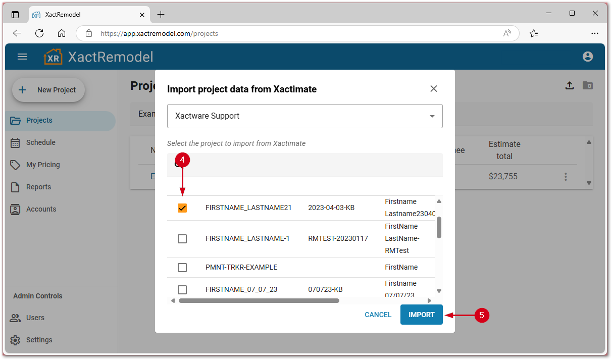 XRImportImport