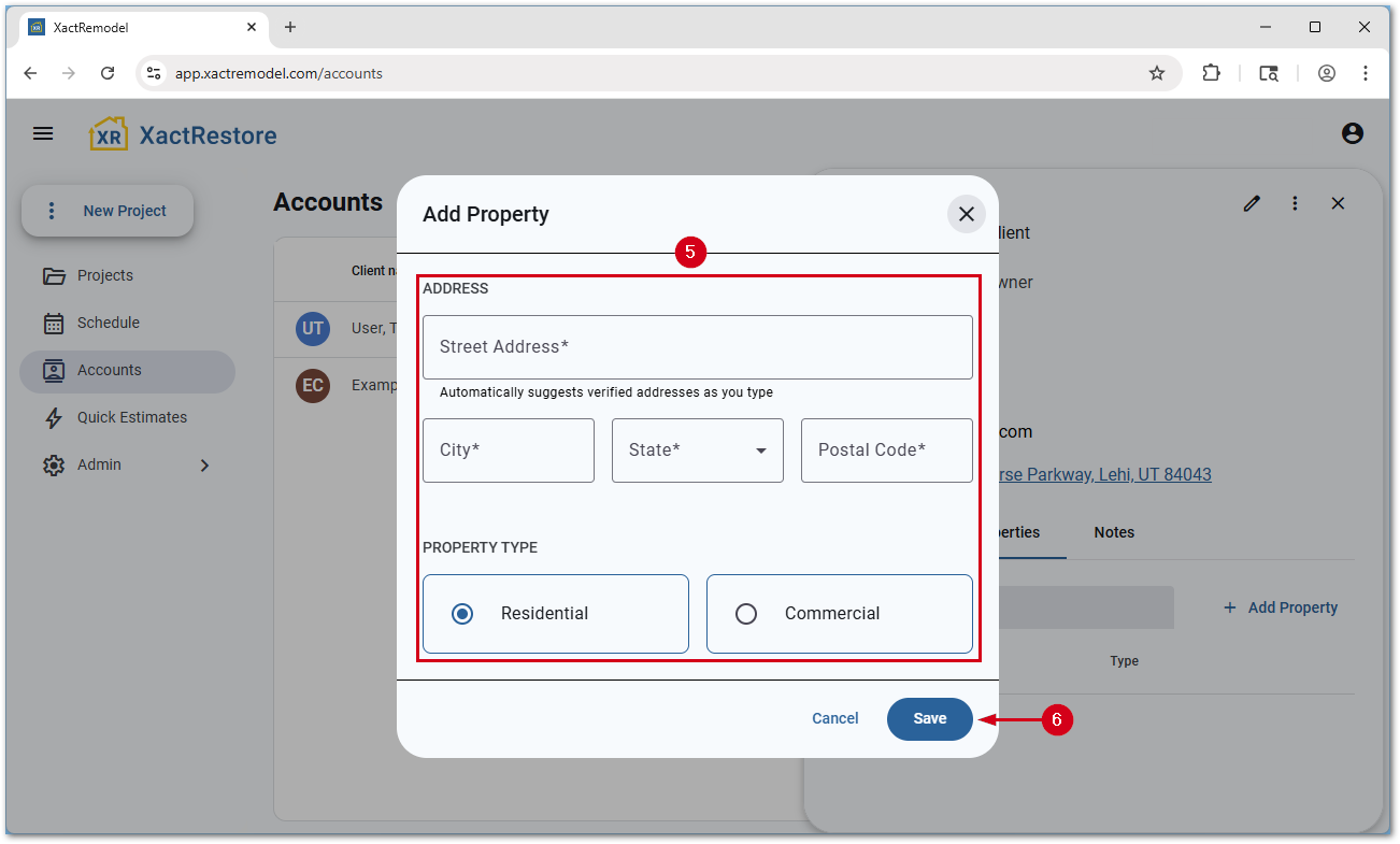 XRClientAddPropertyForm