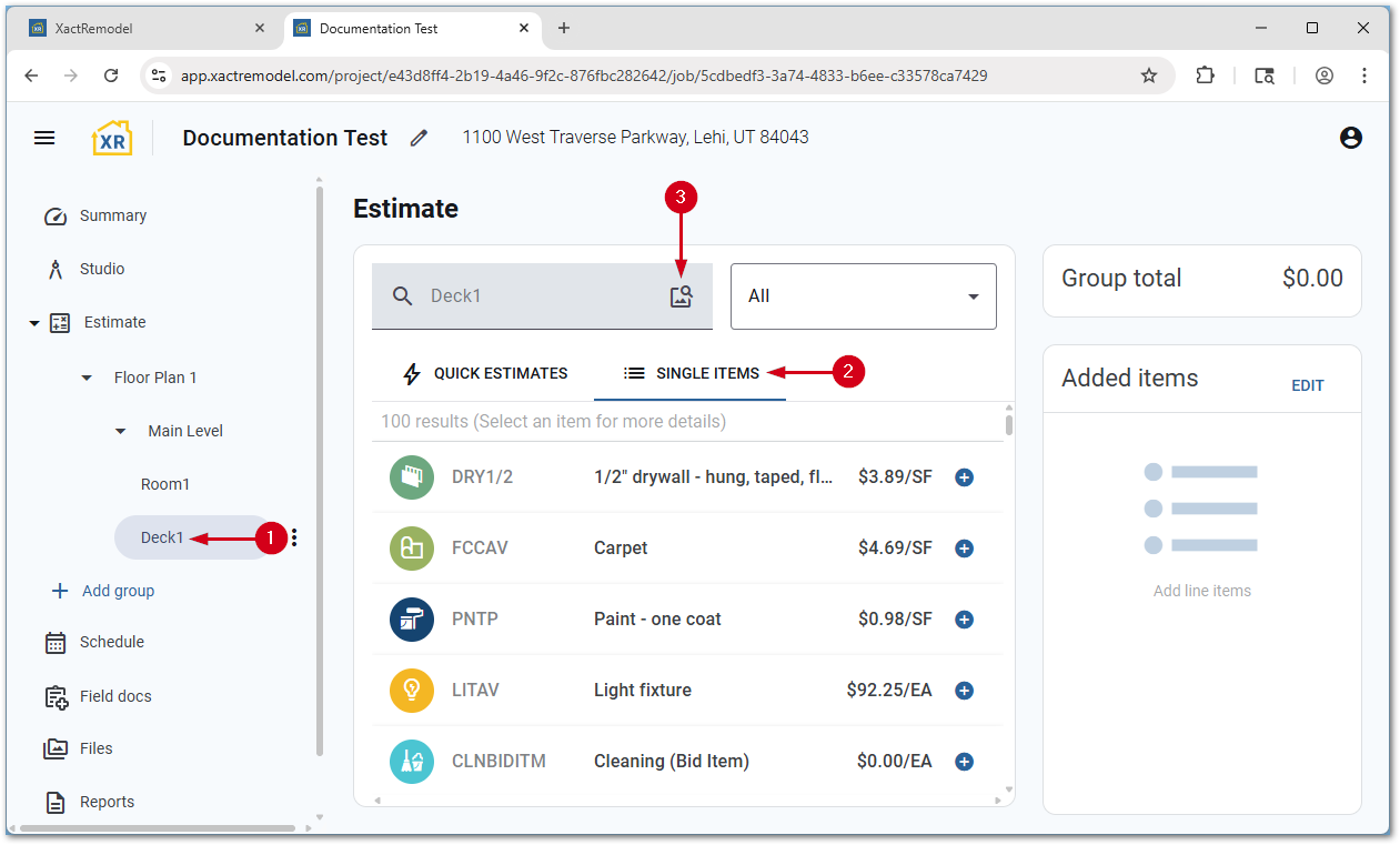 XRSingleItemSearchClickRef