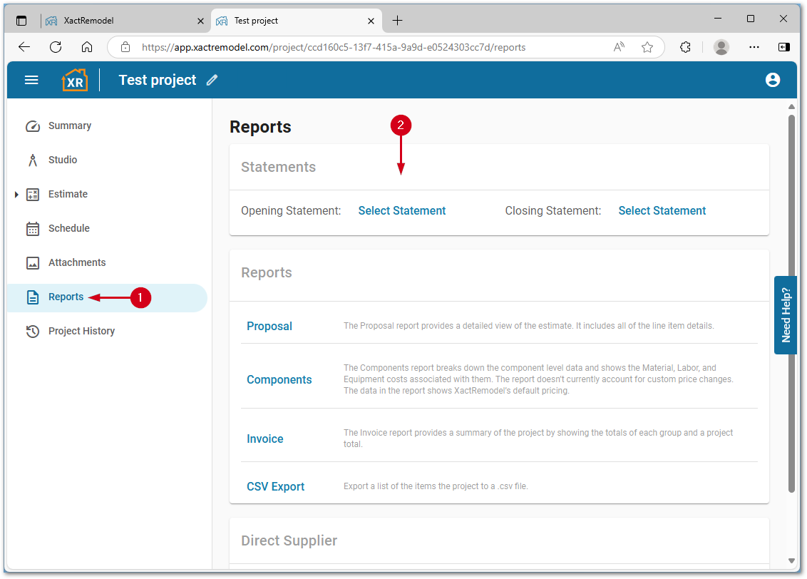 XRReportSelectStatement