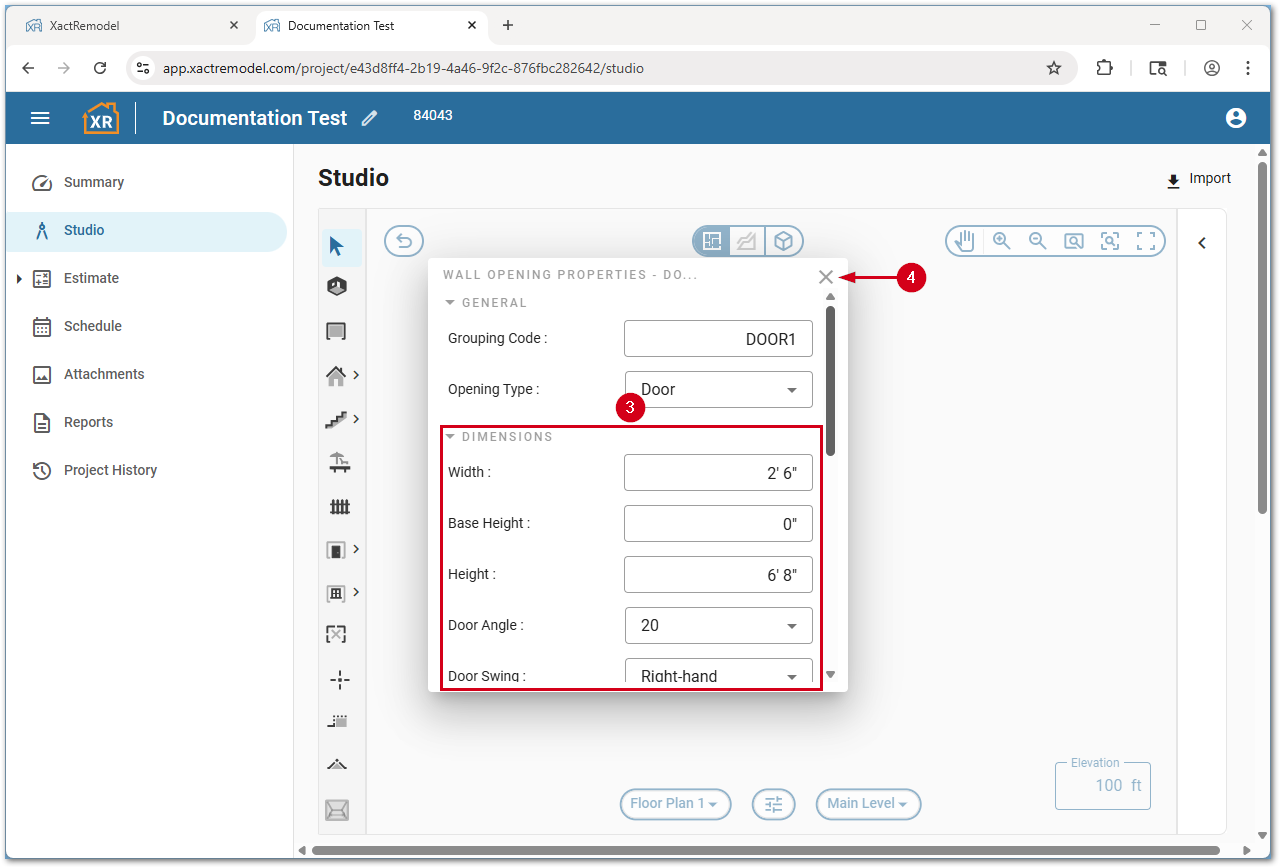 XRStudioDoorProperties