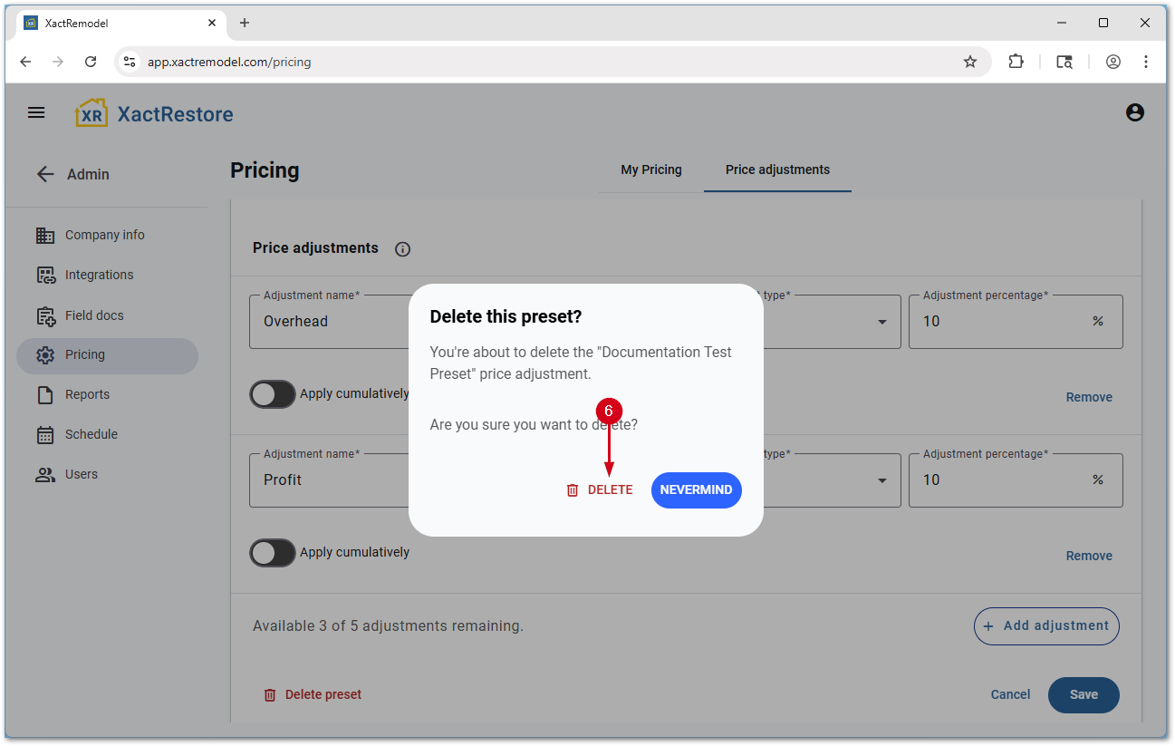 XRAdmPriDeleteAdjustmentConfirm