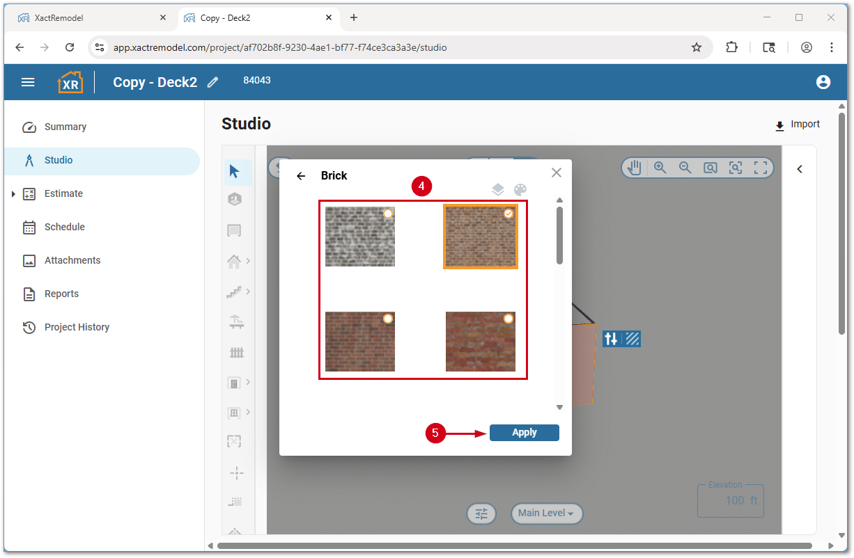 XR3DSelectTextureSpecifics