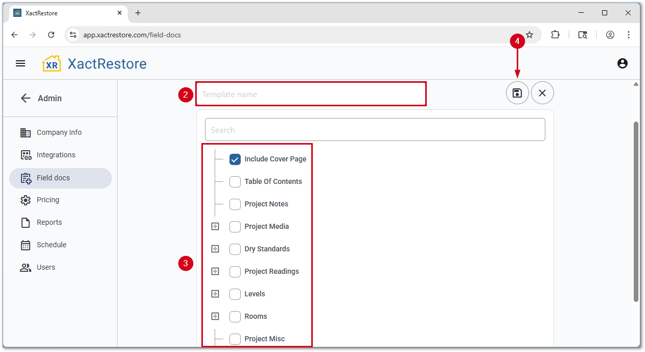 XRFDReportTemplateCreate
