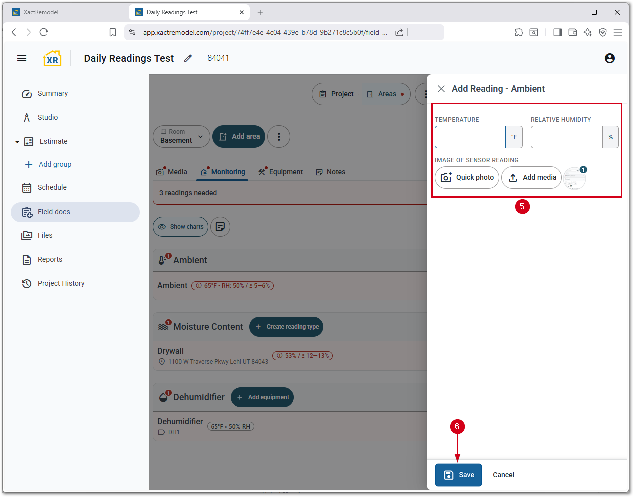 XRAdminDailyReadingsSave
