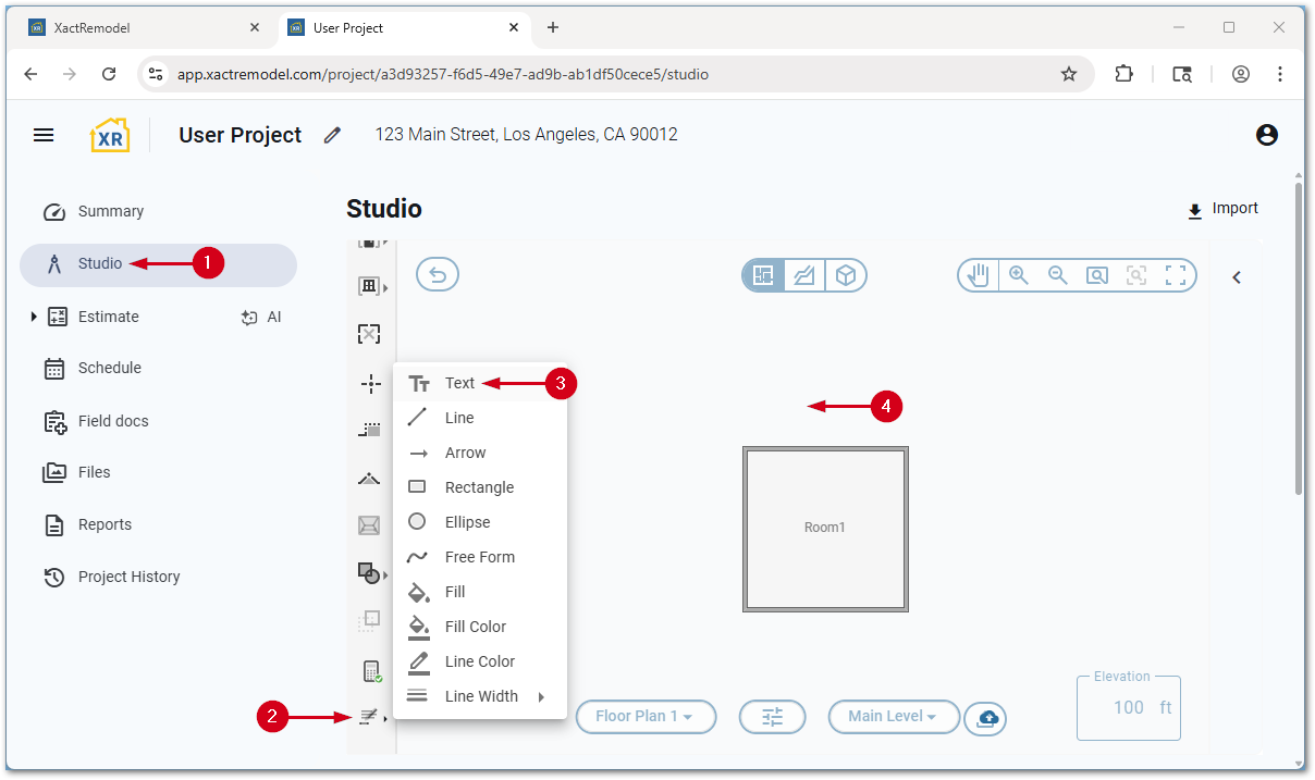 XRTextAnnoClick