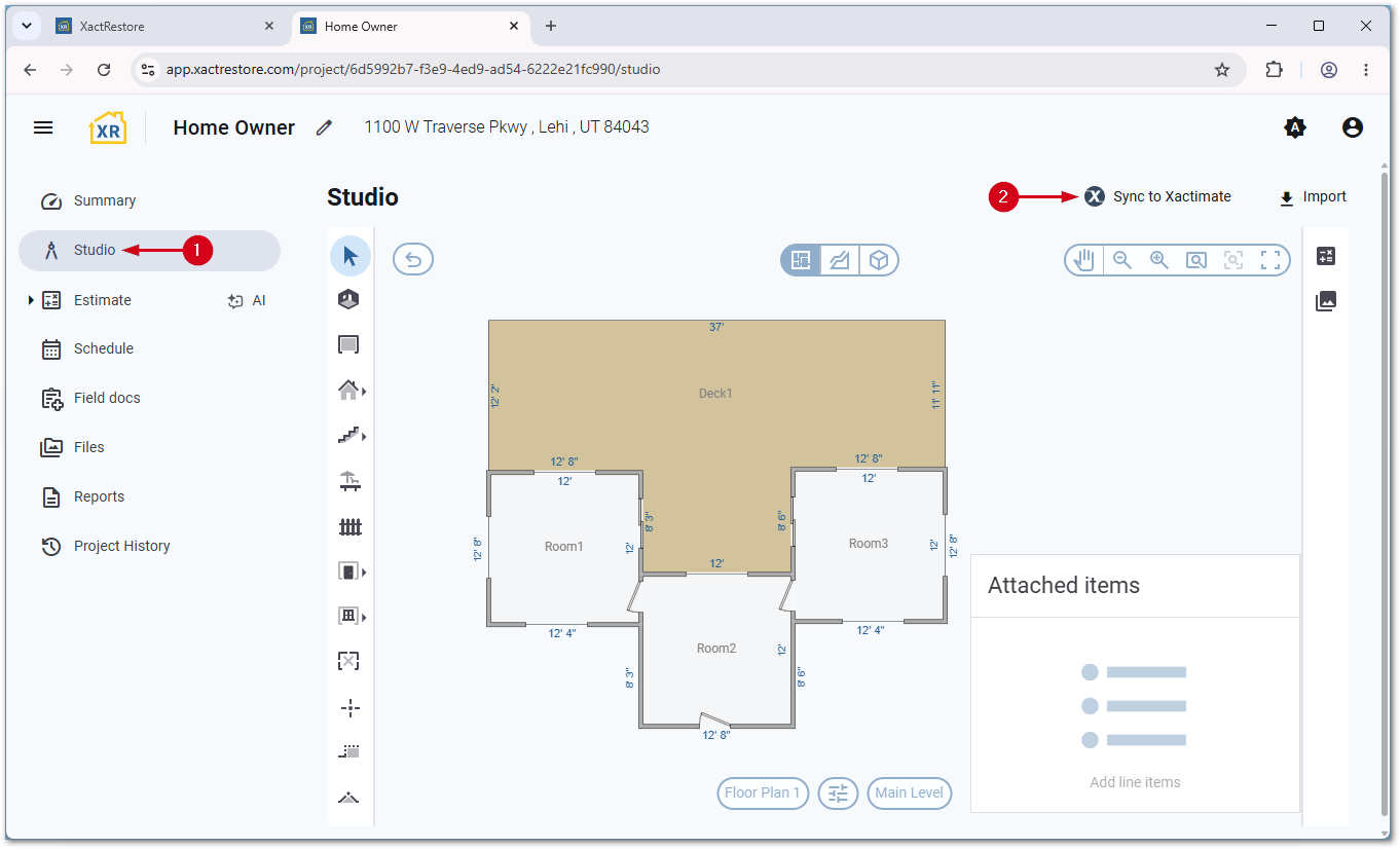 XRStudioXm8Menu