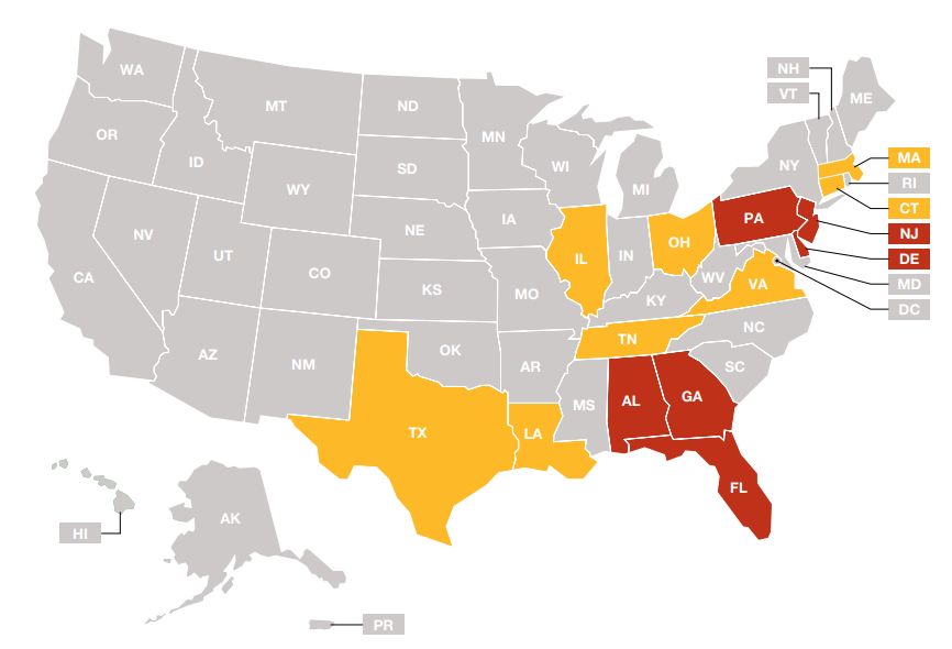 State by State guide to Medicare Advantage map